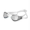 Professional Racing Swimming Goggles Anti Fog Waterproof UV400 High Definition Competition Training Swim Equipment White Silver
