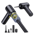 Cordless Car Vacuum Cleaner Air Dust Blower Gun Powerful Portable Vehicle Cleaning Appliance Wireless Auto Cleaner Black