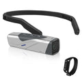 Head Wearable Action Camera Vlog 4K 60fps for YouTube Videos Motorcycle Helmet Digital Camcorder Camara Stabilization EP8 Silver remote