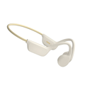 X7 Bone Conduction Headset Bluetooth 5.3 Wireless Headphones with Microphone Waterproof Swim Sports Earphones Cloud White 32GB