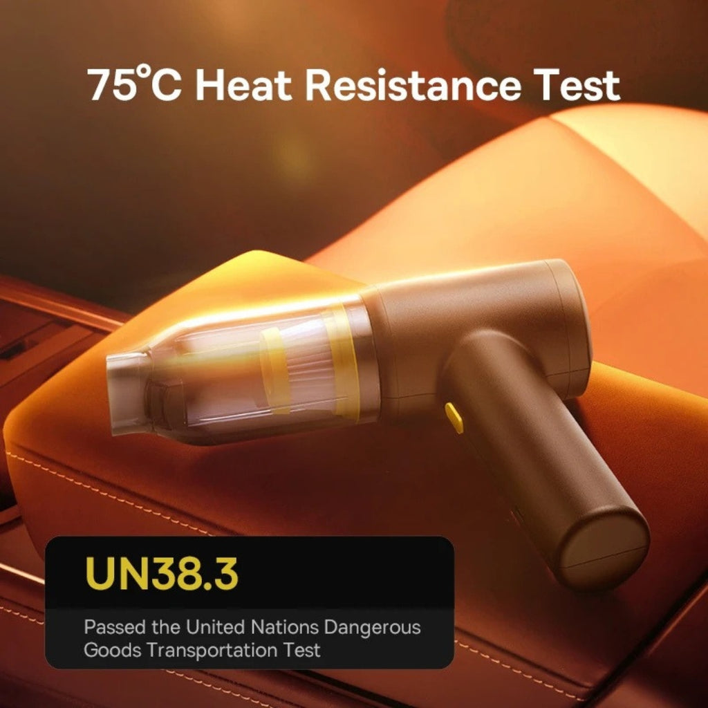 Cordless Car Vacuum Cleaner Air Dust Blower Gun Powerful Portable Vehicle Cleaning Appliance Wireless Auto Cleaner Black