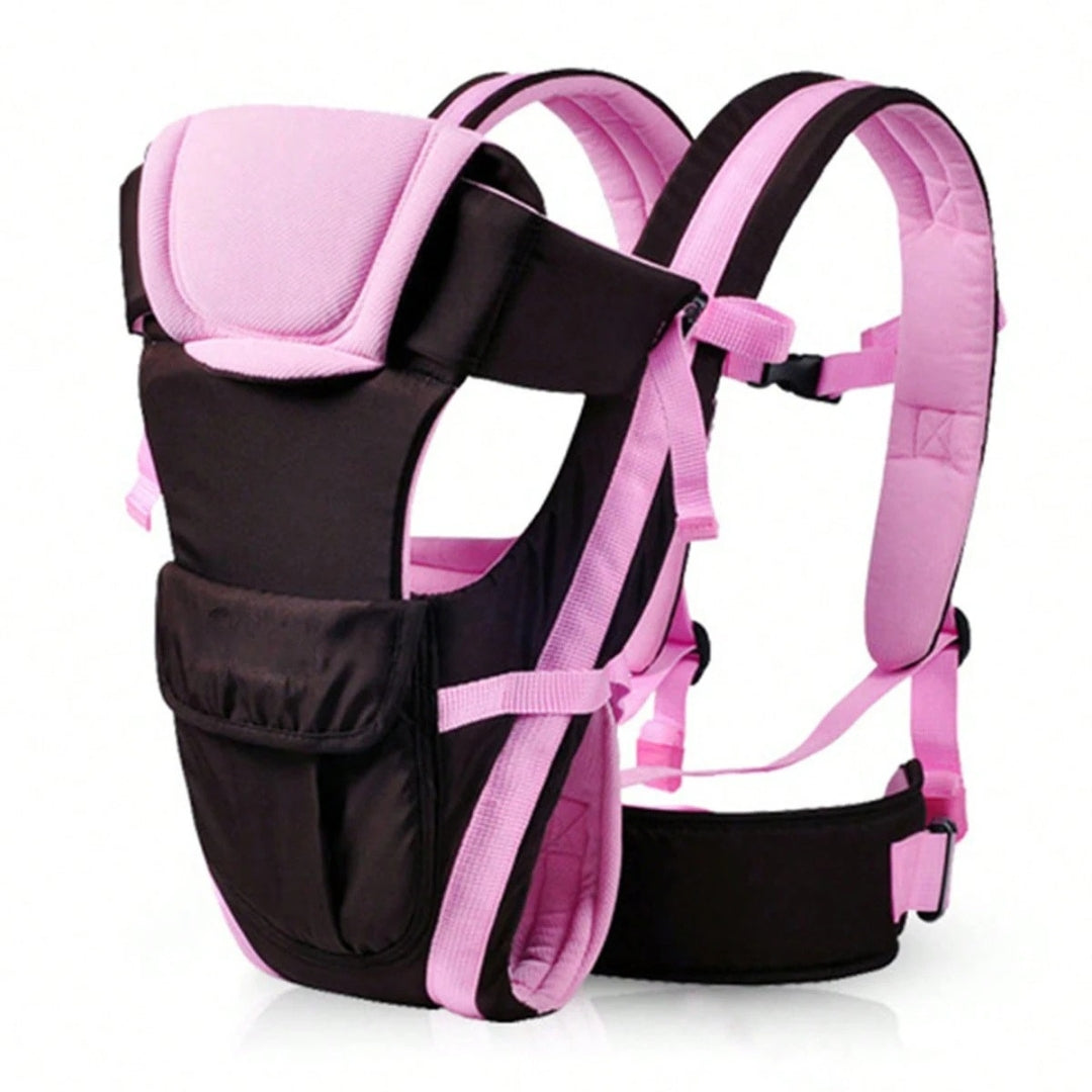 Ergonomic Baby Sling Carrier Adjustable Infant Backpack Carrier Newborn Toddler Front Carry Baby Holder Travel Pink