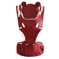 3 in 1 Baby Hipseat Carrier Backpack Ergonomic Infant Toddler Carrier 0-36M Windproof Winter Hat Luminous Strips Red 65cm