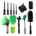 Motorcycle Car Washing Kit Auto Detailing Brushes Microfiber Towels Strong Water Absorption Wheel Cleaning Tools Set