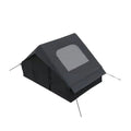6.3m² Inflatable Camping Tent with Air Pump Storage Bags Outdoor Hiking Family Shelter Black 210 × 300 × 200cm