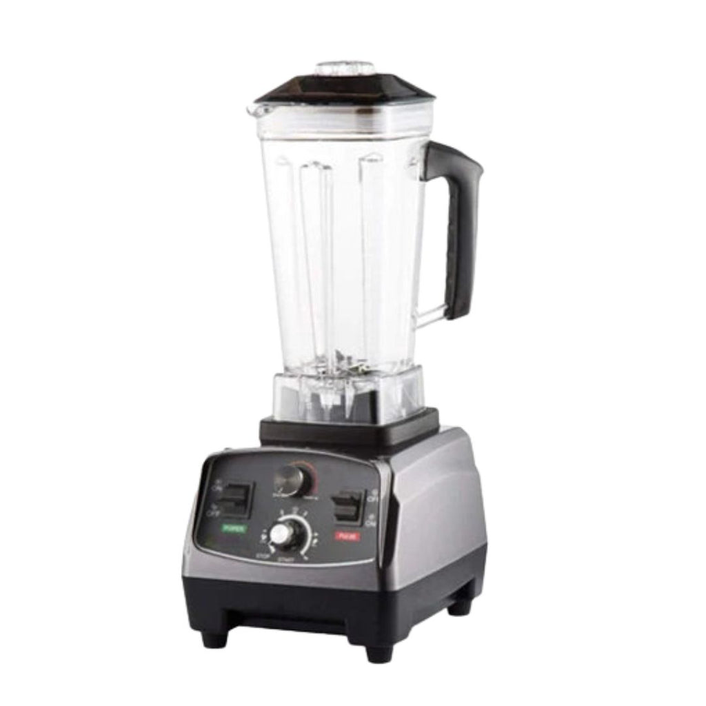 Heavy Duty Blender 2200W 3HP with 2L Jug, 500ml Dry Grinding Jar, Timer Control for Smoothies Ice Food Processing