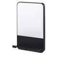 Fogless Shower Mirror for Shaving with Razor Holder Suction Wall Mounted Rust Proof Removable Bathroom Mirror