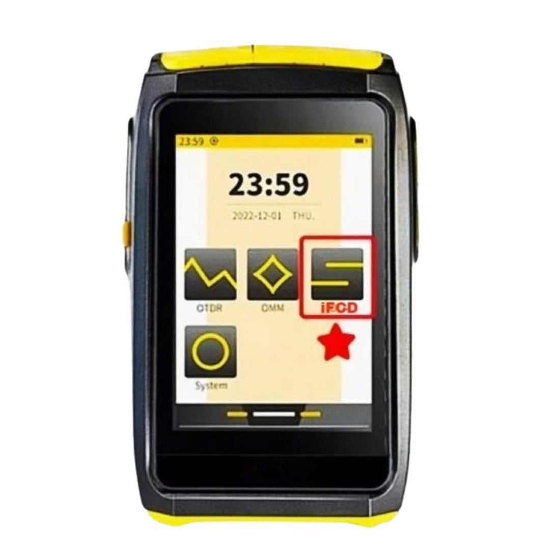 Mini OTDR Active Fiber Live Test 1610nm 20dB 80KM Fiber Reflectometer Touch Screen OPM VFL OLS Tester 11.7x7x3.3cm