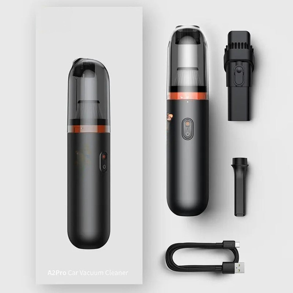 6000Pa Mini Car Vacuum Cleaner Handheld Auto Vacuum Blow & Suction 2 in 1 Portable Cleaning Tool for Home Car Office Black