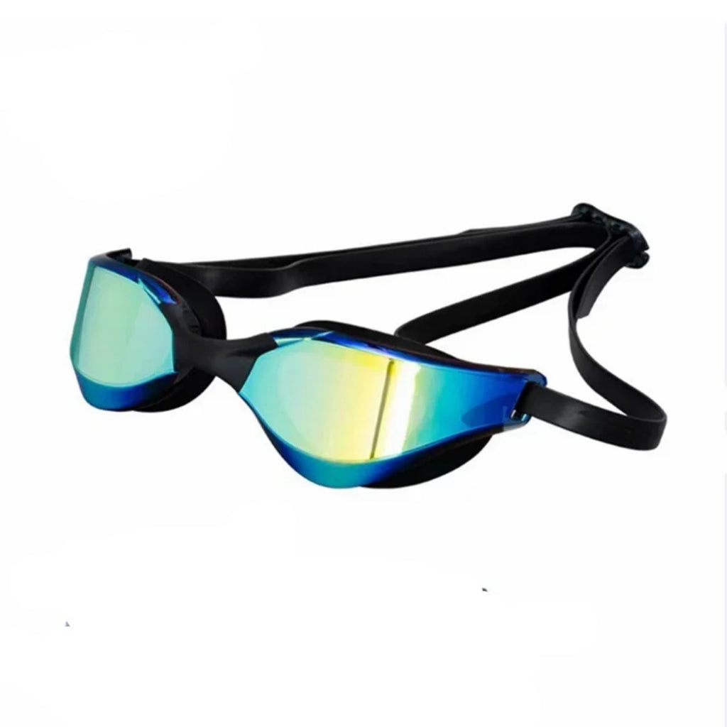 Professional Racing Swimming Goggles Anti Fog Waterproof UV400 High Definition Competition Training Swim Equipment Black Blue