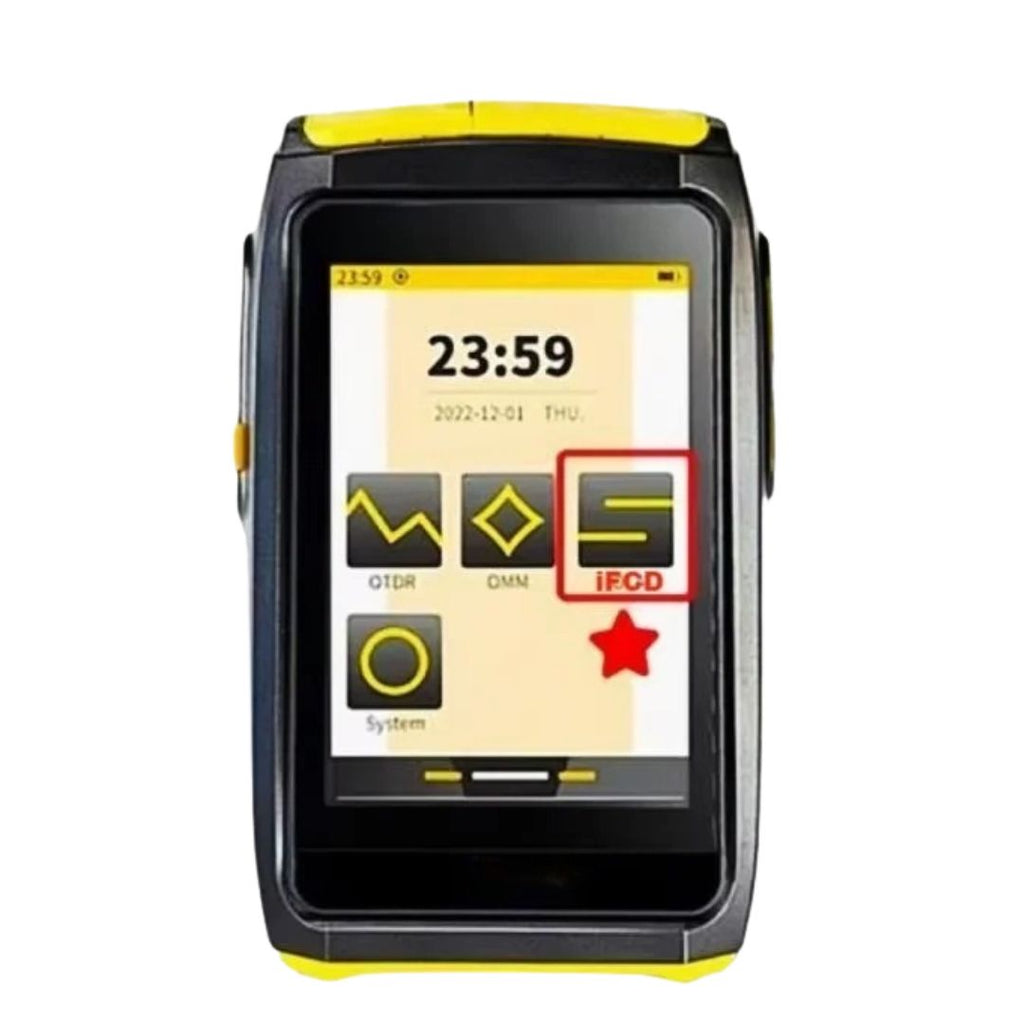 Mini OTDR Active Fiber Live Test 1550nm 20dB 80KM Fiber Reflectometer Touch Screen OPM VFL OLS Tester 11.7x7x3.3cm