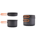 WSC-108 Outdoor Camping Cookware Pot Set 1.3L 2.3L Cooking Kettle Travel Tableware Kitchen Equipment