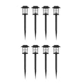 Solar Pathway Lights 8 Pack Waterproof LED Garden Lawn Lights for Walkway Driveway Patio Landscape White Light