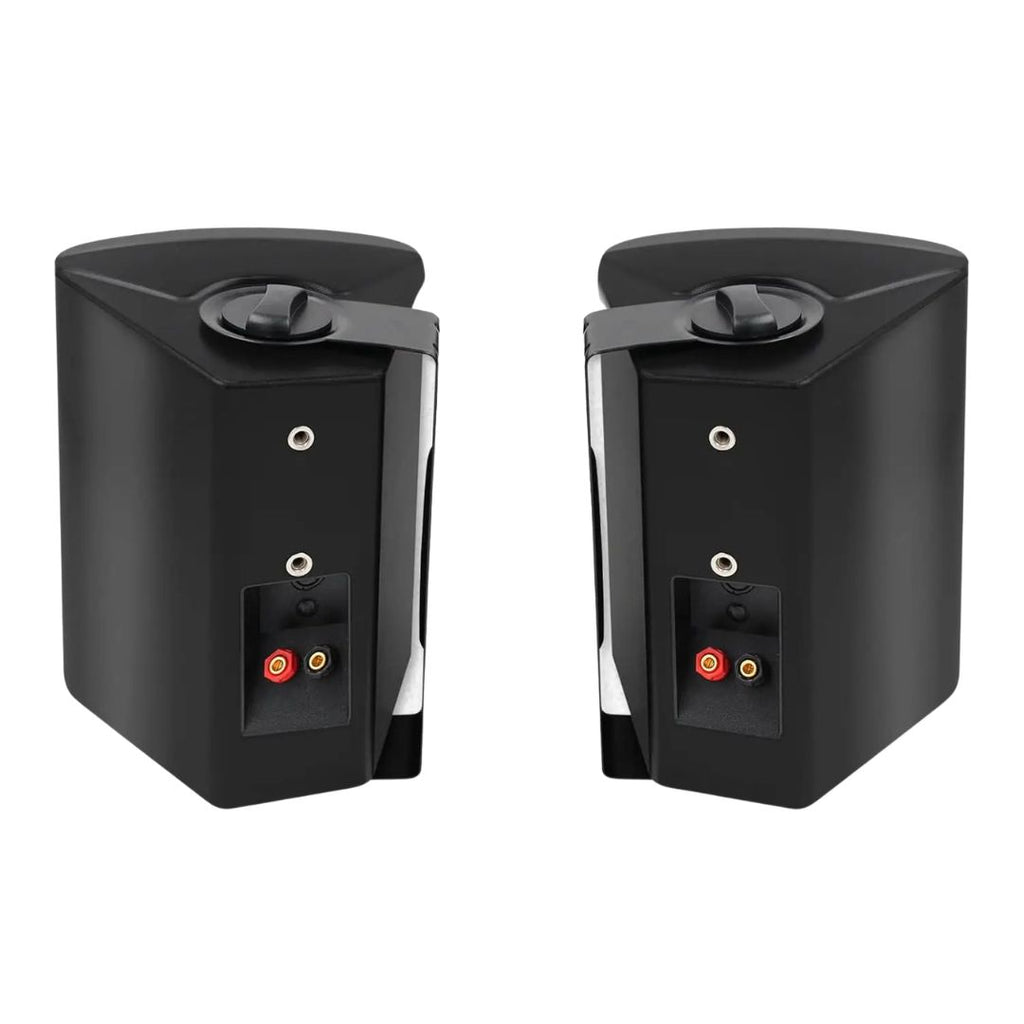 Outdoor Wall Mount Speakers 300W Waterproof Passive Wired Audio System 2 Pack Black 24.3x18.5x16.7cm