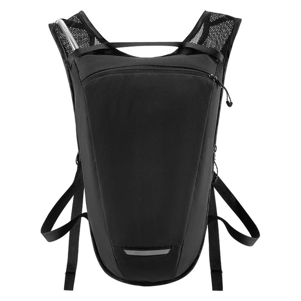 2L Hydration Backpack Water Bladder Reservoir Running Vest Reflective Cycling Hiking Riding Water Bag Black