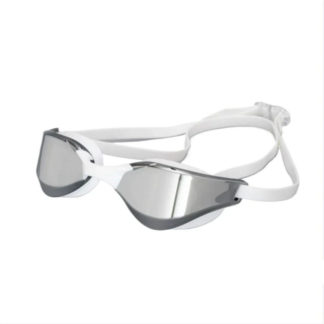 Professional Racing Swimming Goggles Anti Fog Waterproof UV400 High Definition Competition Training Swim Equipment White Silver