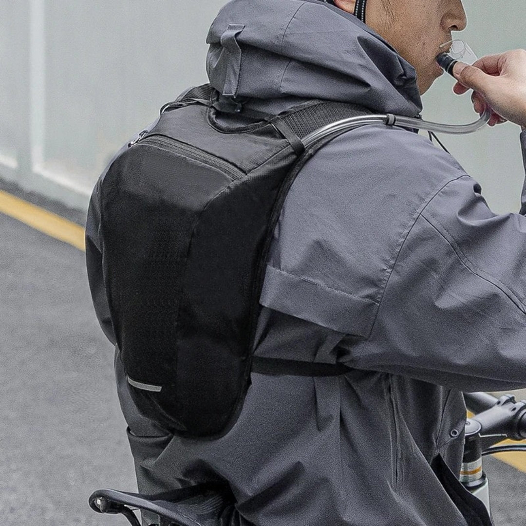 2L Hydration Backpack Water Bladder Reservoir Running Vest Reflective Cycling Hiking Riding Water Bag Black