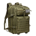 50L Waterproof Tactical Outdoor Backpack Nylon Hiking Camping Trekking Sports Fishing Hunting Rucksack Green 32 × 28 × 48cm