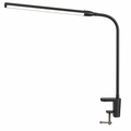 LED Desk Lamp Single Head Architect Office Light Eye Caring Stepless Dimmable Adjustable Gooseneck Study Work Lamp Black