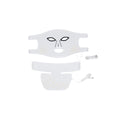 Rechargeable LED Light Therapy Face and Neck Mask 2-in-1 Red & Infrared Skincare Device White