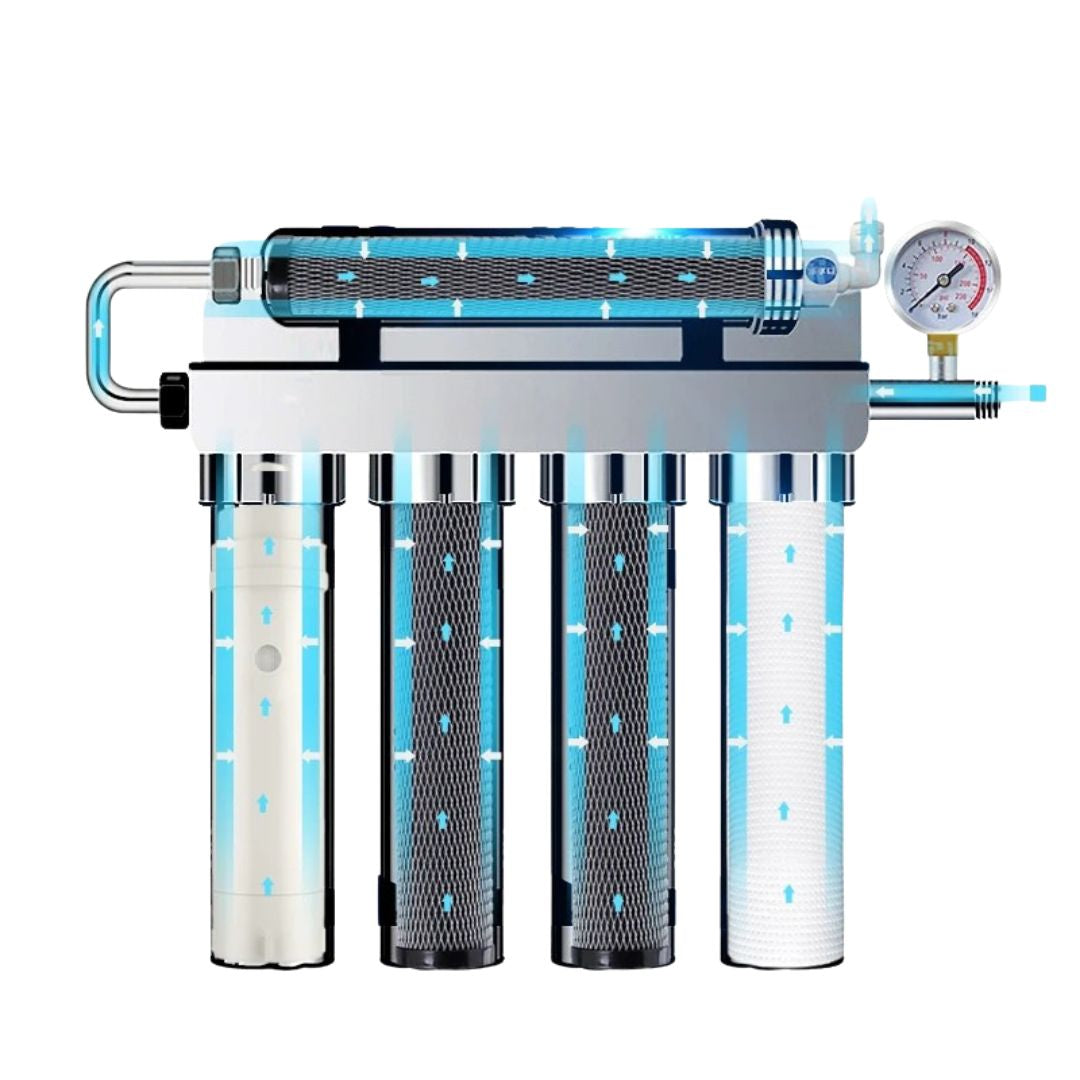 Water Purifier System 5 Stage Ultrafiltration Water Filter for Kitchen Direct Drinking Tap Water Purification 41x34cm