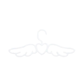 5pcs Angel Love Clothes Hangers Cute Seamless Household Rack for Clothes Tie Scarf Drying Storage Organizer White 40×16cm