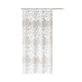White Flower Shower Curtain Waterproof Bathroom Bath Curtain with Plastic Hooks Bathtub Decor Accessory 120 × 180cm