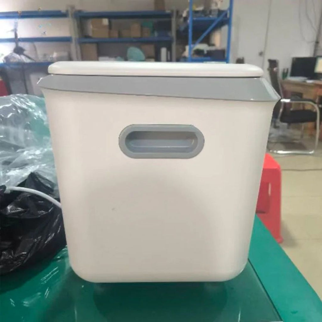 Kitchen Food Waste Disposer and Composting Machine Intelligent Food Waste Dryer AU Plug White 30.2 × 27.4 × 32.7cm