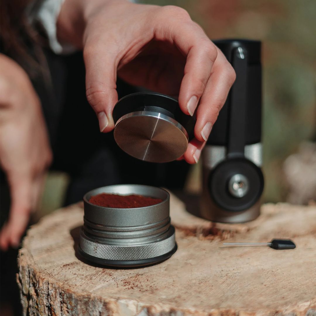 Portable Espresso Maker 18 Bar Manual Coffee Machine for Travel and Camping Picopresso 10.6 × 7.8 × 7.1cm
