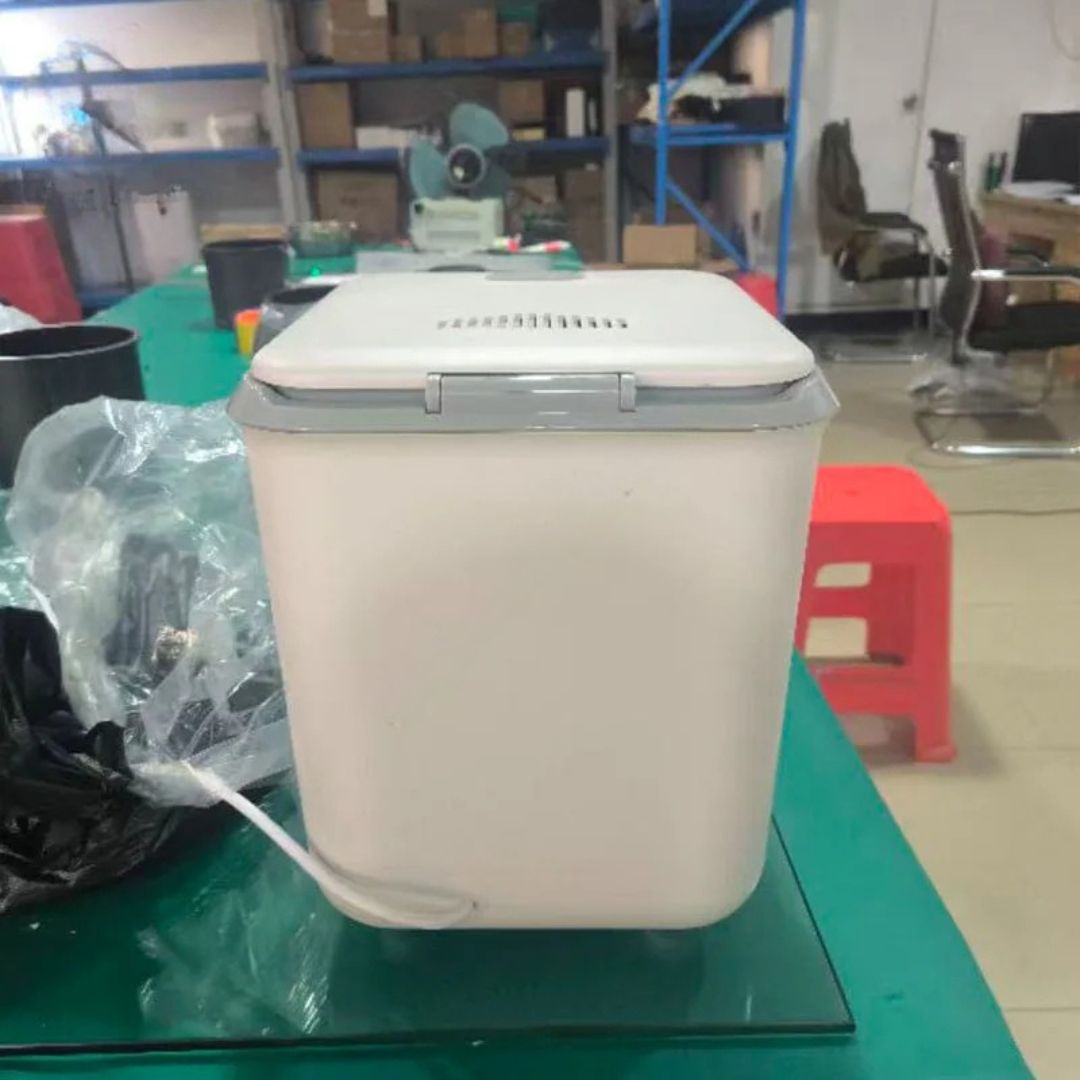 Kitchen Food Waste Disposer and Composting Machine Intelligent Food Waste Dryer AU Plug White 30.2 × 27.4 × 32.7cm