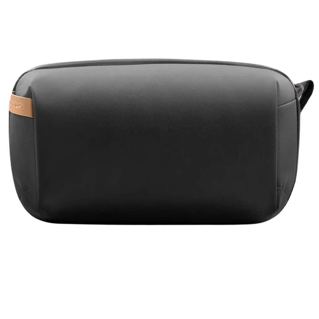 Waterproof Tech Pouch Organizer Bag Electronics Storage Case for Cables Phone Chargers Batteries Accessories Black L