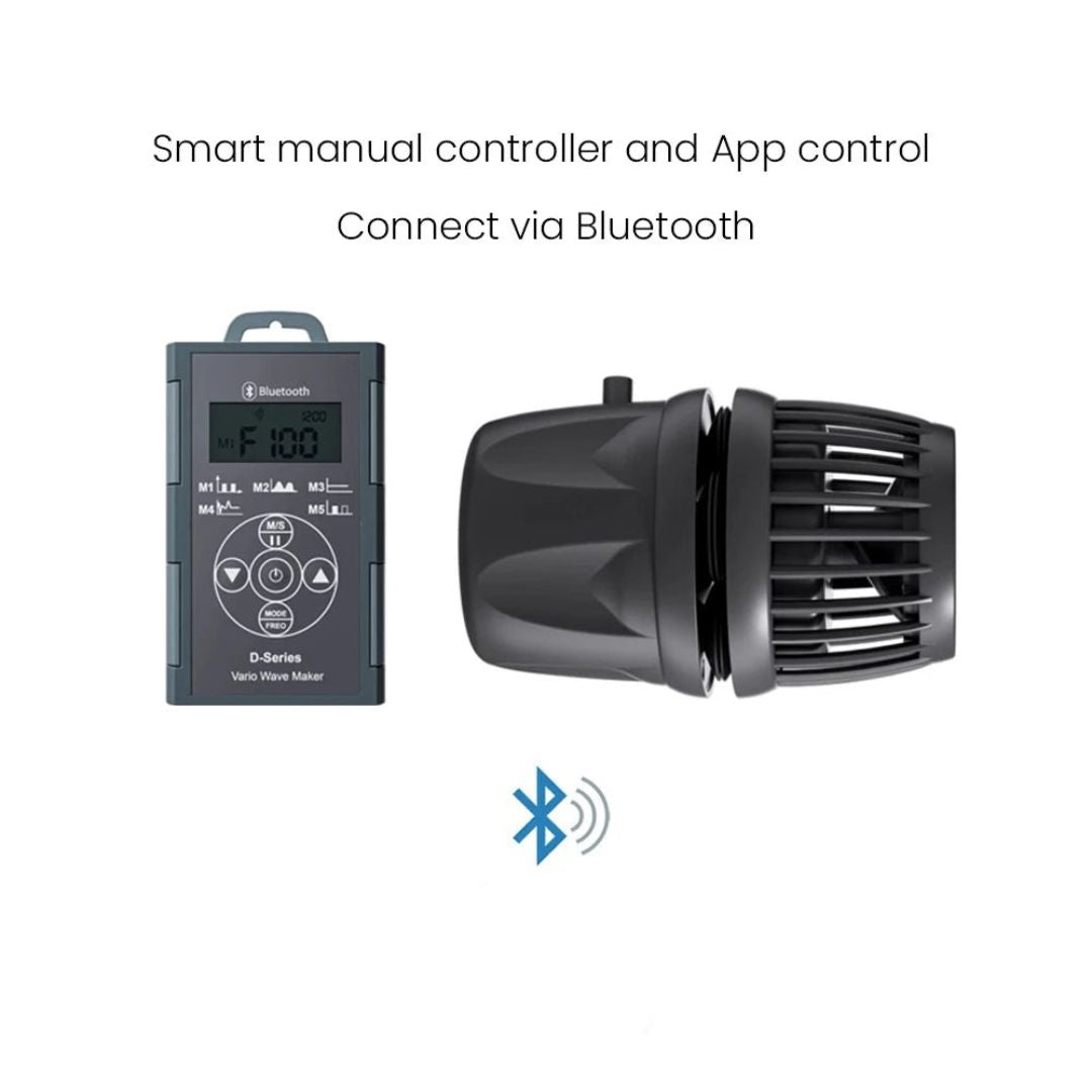 Aquarium Wavemaker Pump Smart Bluetooth App Control Cordless for Freshwater & Saltwater Tanks DMP-15 AU Plug