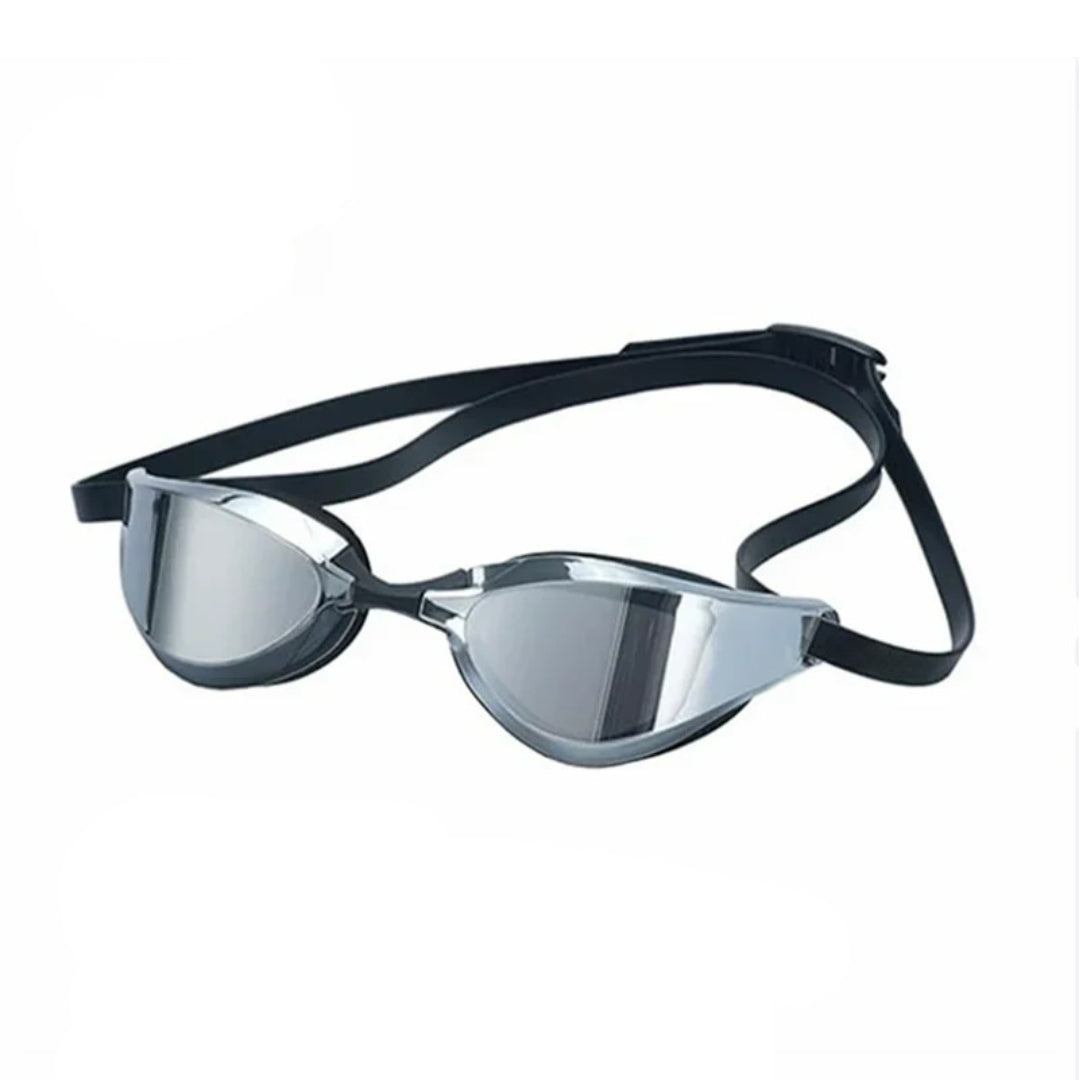 Professional Racing Swimming Goggles Anti Fog Waterproof UV400 High Definition Competition Training Swim Equipment Black Silver