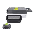 14 in 1 Vegetable Chopper Food Slicer Dicer Grater Multifunctional Kitchen Cutter with Handle Manual Processor Grey 28 × 10 × 11cm