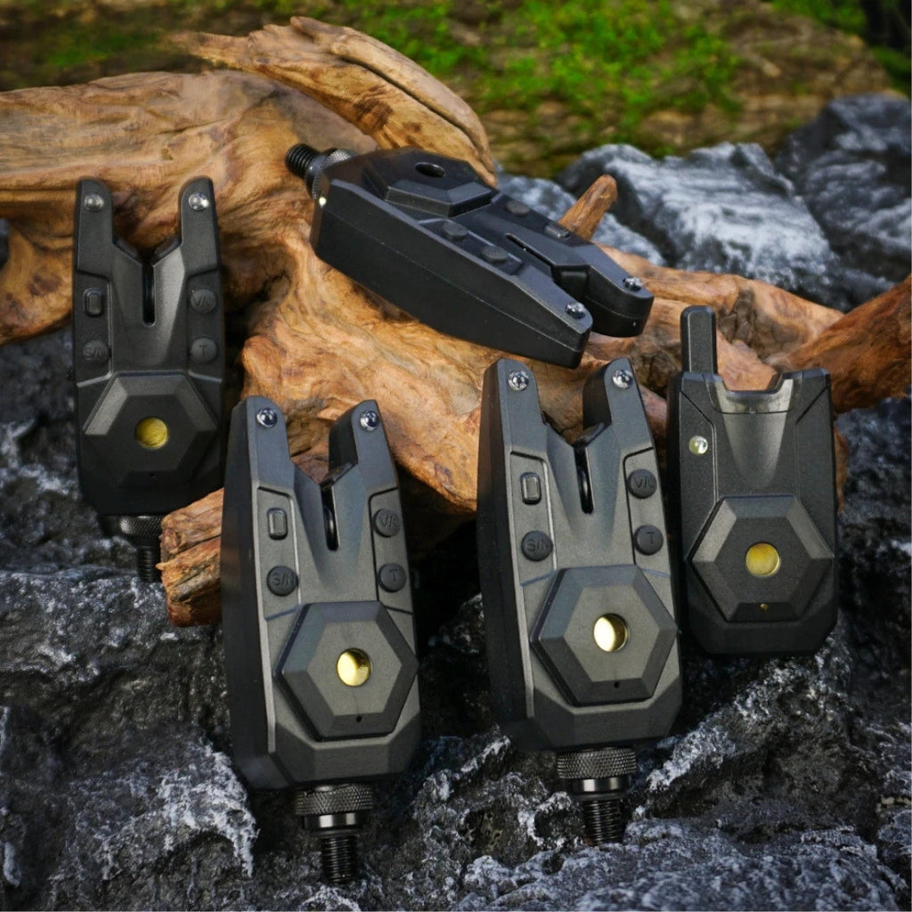 S7-2 Carp Fishing Bite Alarm Set Waterproof Indicator Tackle Accessories Electronic Fish Alarm Fishing Gear