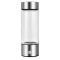 Hydrogen Water Bottle Portable USB Rechargeable Water Generator with Leakproof Design White 420ml