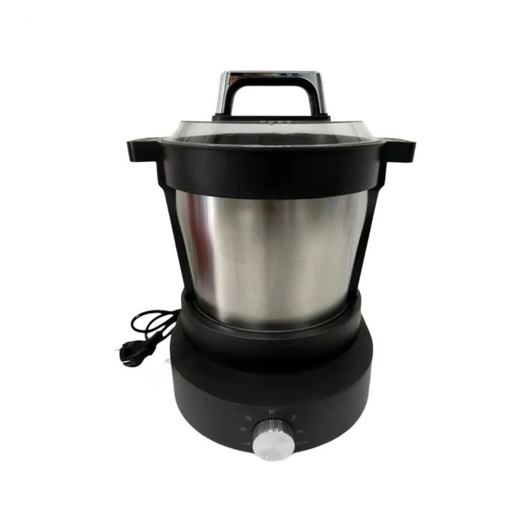 Electric Heating Blender 6L Commercial Food Processor Cassava African Curry FUFU Machine Large Capacity Mixer Black