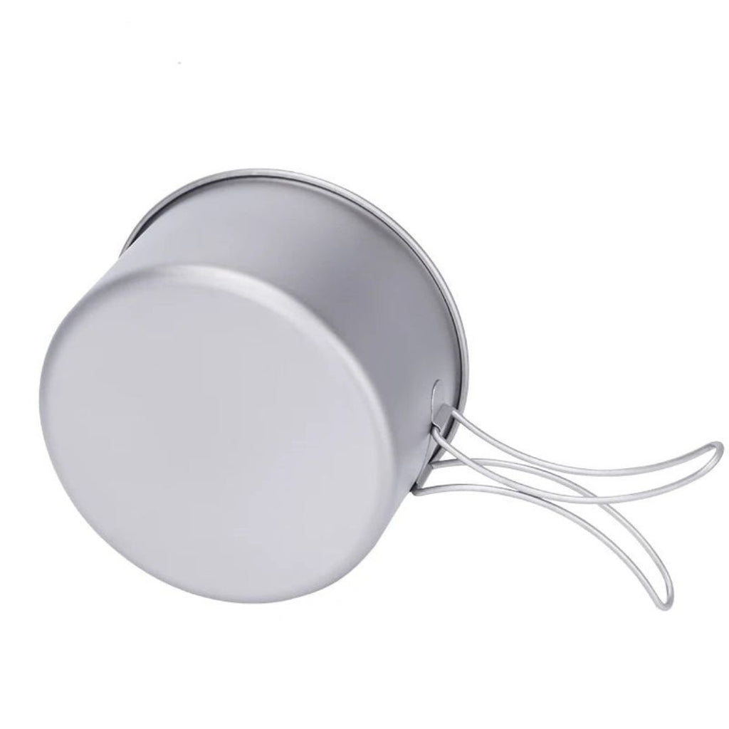 Titanium Camping Pot 1.8L Lightweight Backpacking Cooking Pot with Lid for Hiking Trekking Picnic Ti2107C