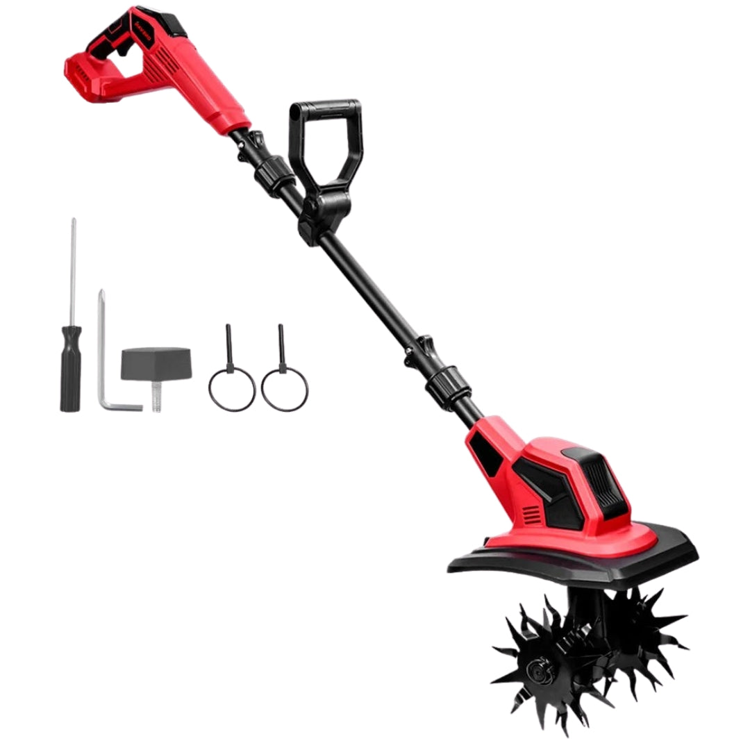 Electric Garden Tiller Cultivator Soil Turning Tool Cordless Grass Trimmer Compatible Makita Battery No Battery