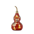Gourd Ornament 16.5cm Painted Brass Five Blessings Decorative Display for Living Room Entryway Home Décor Gift