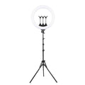 LED Ring Light 55cm Dimmable 3200-6500K Studio Lighting for Makeup Photography Video with 2m Power Cable