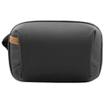 Waterproof Tech Pouch Organizer Bag Small Electronics Storage Case for Cables Phone Chargers Batteries Accessories Black S