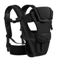 Ergonomic Baby Sling Carrier Adjustable Infant Backpack Newborn Toddler Front Carry Baby Holder Travel Carrier Black