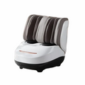 Electric Foot Massager Machine Air Pressure Heat Vibration Roller Kneading Leg Foot Full Wrap Massage Therapy Device White AU