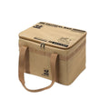 42L Insulated Waterproof Tactical Camping Storage Bag Foldable Picnic Tableware Cooking Gear Box Outdoor Organizer Khaki