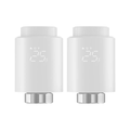 2PCS TRVZB Smart Thermostatic Radiator Valve Home Heating Frost Protection Remote Group Control eWeLink Alexa 59.4×59.4×95mm