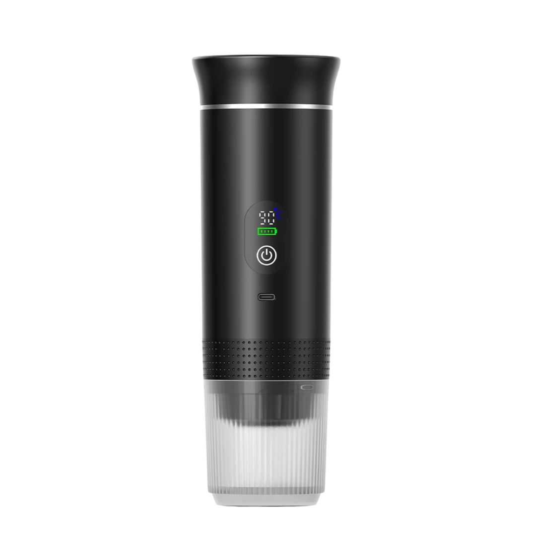 Wireless Portable Espresso Coffee Machine 3-in-1 Capsule Powder Coffee Maker for Car Home Camping Travel Black 2.0 8.3×25.1cm