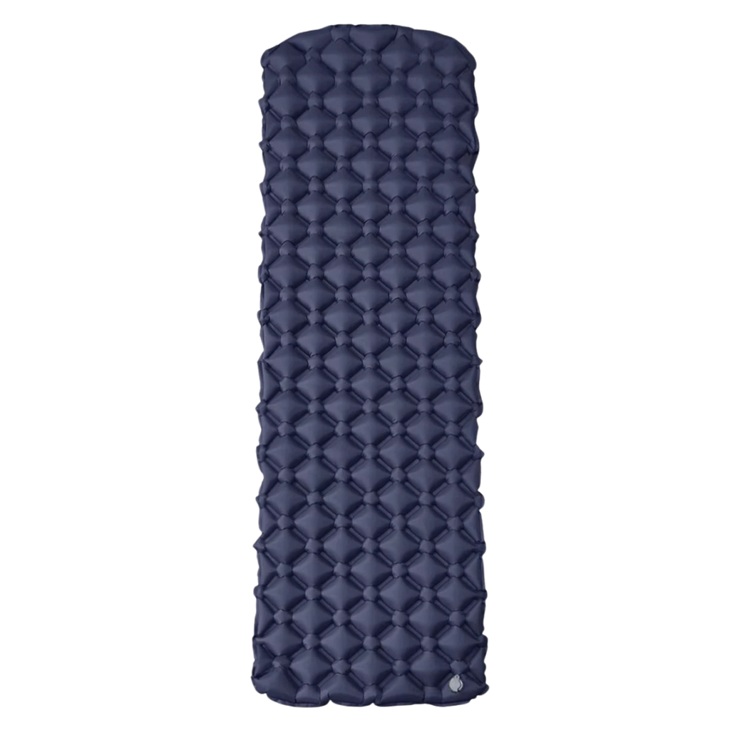 Camping Inflatable Mattress Folding Sleeping Pad Tent Air Mat Travel Bed Picnic Blanket Outdoor Camping Equipment Navy Blue 190×60x5cm