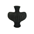 Resin Flower Vase 25x15x28cm Black Nordic Tabletop Decorative Centerpiece Home Decor Vase