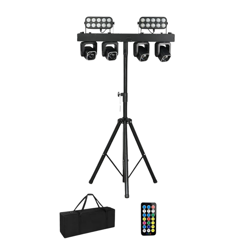 400W LED Stage Light RGBW DMX512 DJ Club Event Lighting Sound Activated Dimming Party Lamp 100-240V AU Plug 195x75.5cm